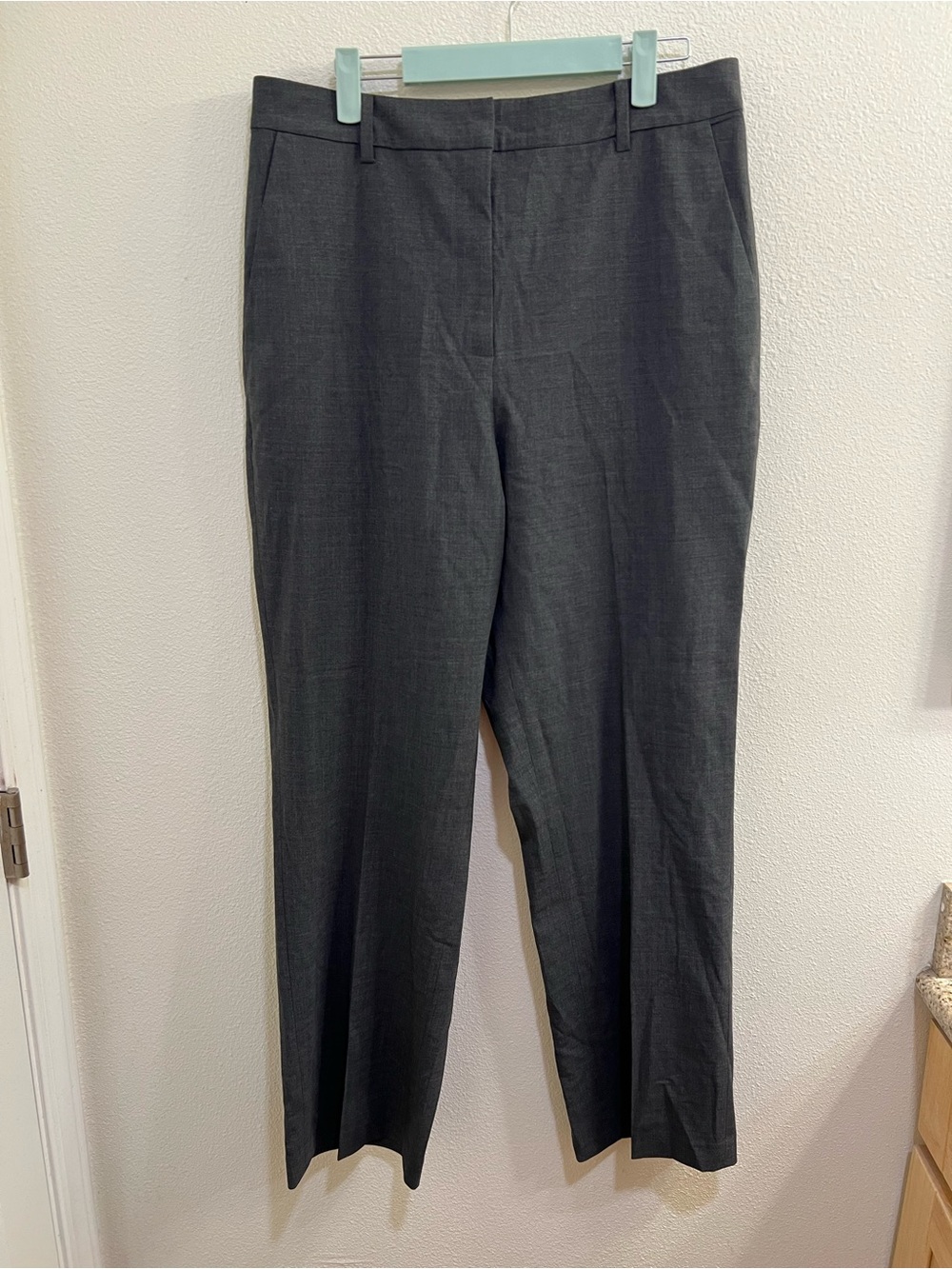 Quince Women's Italian 3D Wool Straight Pants 14